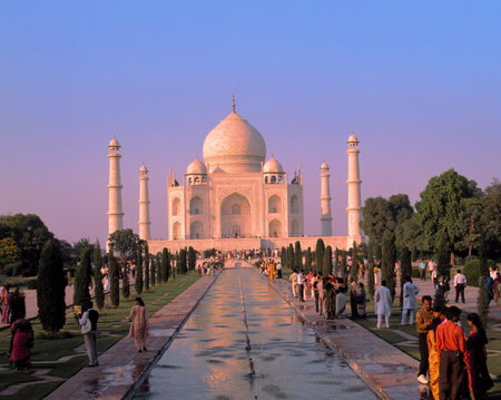 Taj Mahal,Agra,India のeditorial素材