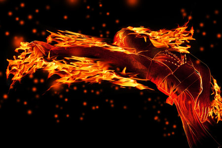 Hot girlの写真素材