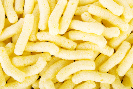 Crunchy corn snacks