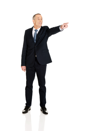 Full length boss dismissing someone.の写真素材