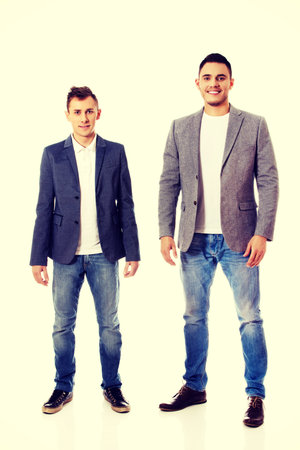 Two smile young business men.の写真素材