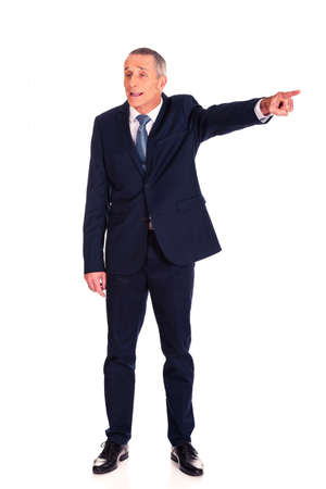 Full length boss dismissing someoneの写真素材
