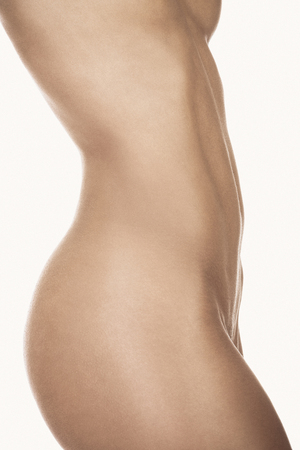 Torso of nude womanの写真素材