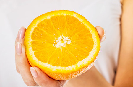 Juicy orange fruit