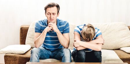 Depressed married coupleの写真素材