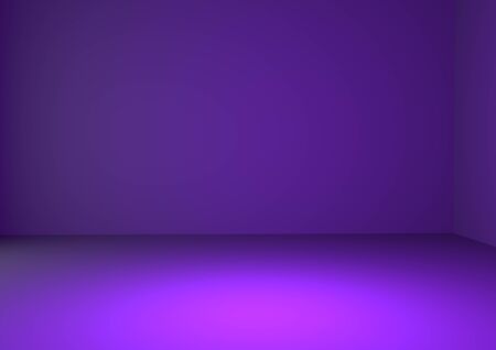 3D rendering violet background wall simple rendering background wall, can be used for banner design items display background.の写真素材