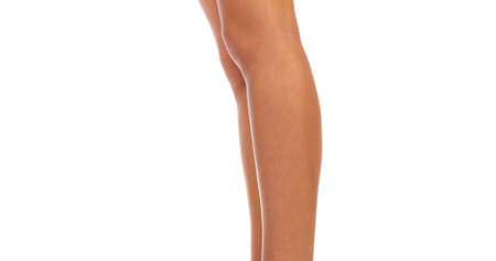 Woman legs seeing from every sideの写真素材