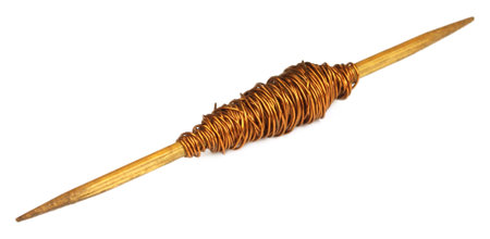 Copper wireの写真素材