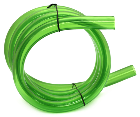 Green Tubing isolated over white backgroundの写真素材