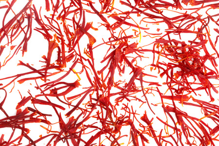 Closeup of Saffron used as food additiveの写真素材