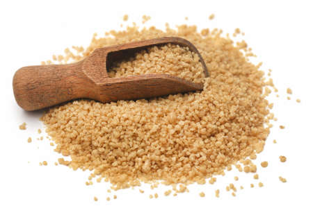 Couscous a North African cuisine over white backgroundの写真素材