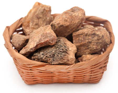Frankincense dhoop, a natural aromatic resin used in perfumes and incensesの写真素材