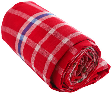 Gamcha towel of Indian subcontinent isolatedの写真素材