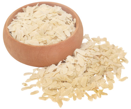 Flattened rice of South East Asiaの写真素材