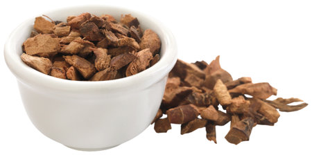 Alpinia galanga or Aromatic ginger dried organicの写真素材
