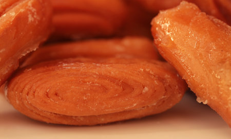 Bengali traditional goja sweet as breakfastの写真素材