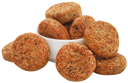 Tasty vegetable falafel closeup and isolatedの写真素材
