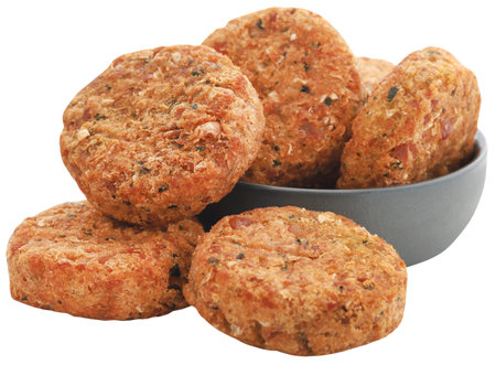 Vegetable falafel in a bowl closeupの写真素材
