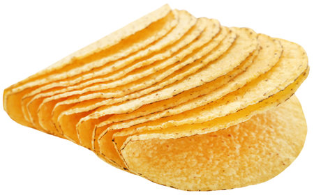 Crispy ready to make savory isolatedの写真素材