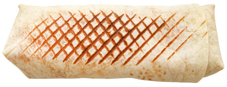 Crispy Tacos closeup and isolatedの写真素材