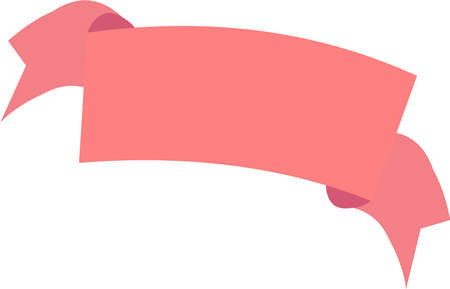 Ribbon banner tag vector for decorating. Ribbon element.のイラスト素材