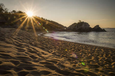 SUNRISE AT BEACHの写真素材