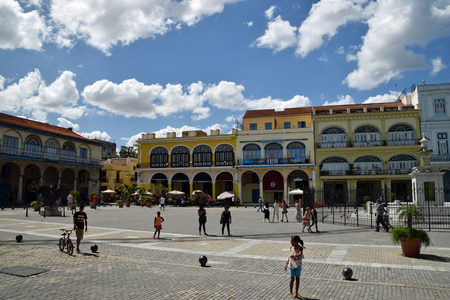 Plaza in Havana, Cubaのeditorial素材