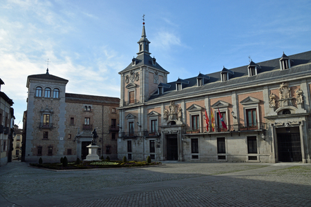Scenery of Madrid city squareのeditorial素材