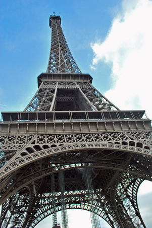 Eiffel Tower in Parisの写真素材