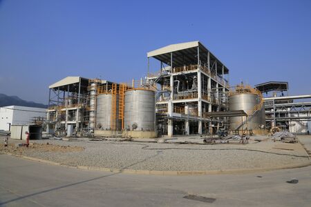 Petrochemical industry area