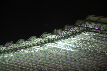 Stadium in the nightのeditorial素材