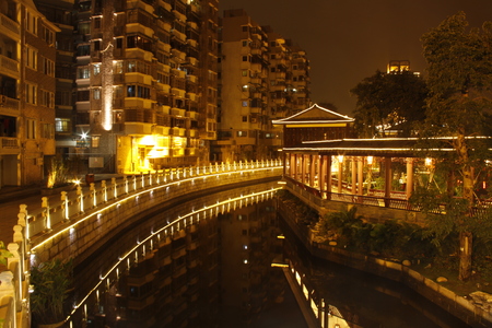 Guangzhou Night sceneの写真素材