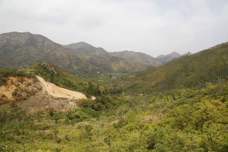 Beautiful mountains landscapeの写真素材