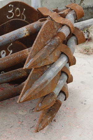 Rusty anchorの写真素材