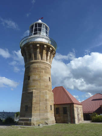 Barrenjoey Lighthouse, Palm Beach, Sydney, Australiaの写真素材