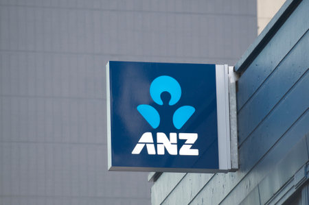 Brisbane, Queensland, Australia - 26th January 2020 : View of a ANZ (Australia and New Zealand...