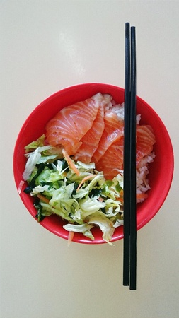 Japanese Salmon chirashiの素材