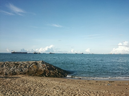 Beach in Singaporeの素材