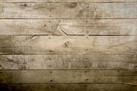 Aged wood slat wallの写真素材