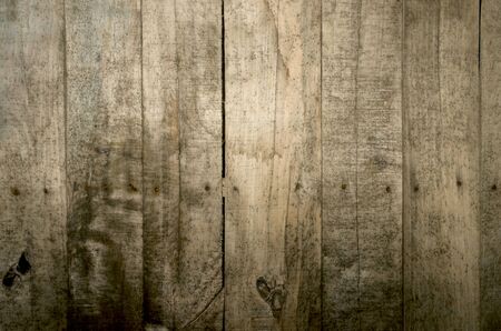 Aged wood slat wallの写真素材