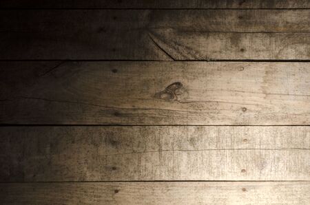 Aged wood slat wallの写真素材