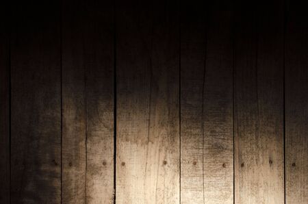 Aged wood slat wallの写真素材