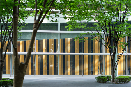 Shopping street backgroundの写真素材