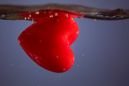 Splashing heart