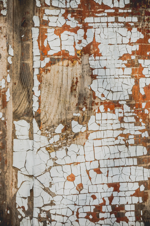 Old wooden background texture. Paint on the wood.の写真素材