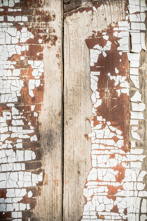 Old wooden background texture. Paint on the wood.の写真素材
