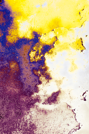 Grunge rainbow style abstract background wall texture.の写真素材