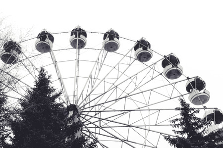 Abandoned amusement parkの写真素材
