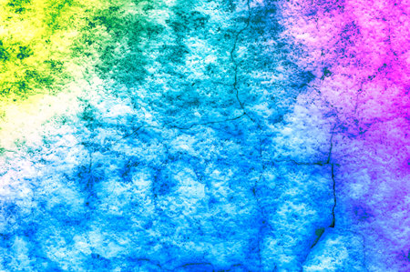 Rainbow style grunge background wall texture