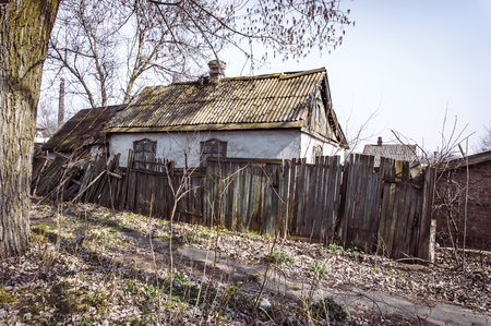 Old abandoned houseの写真素材